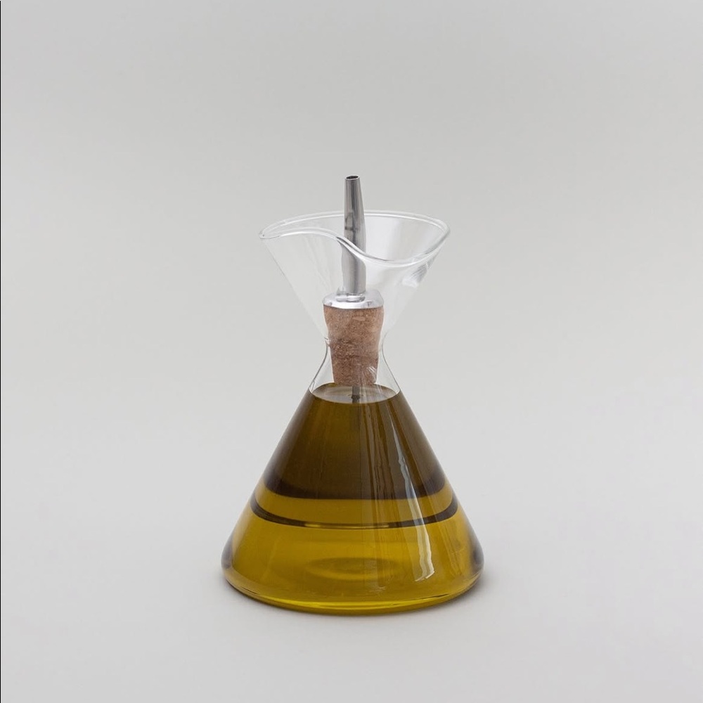 SIN fauna glass olive oil cruet